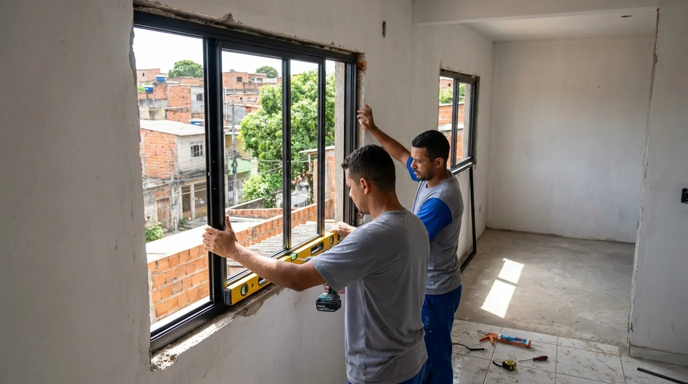 Produção de Portas e Janelas em Cuiabá‑MT