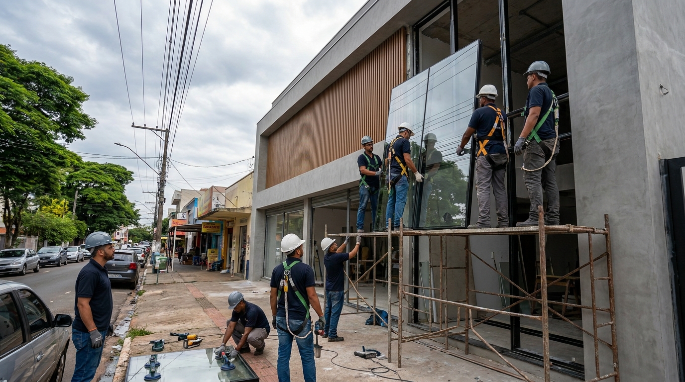 Fachada de Vidro em Cuiabá‑MT