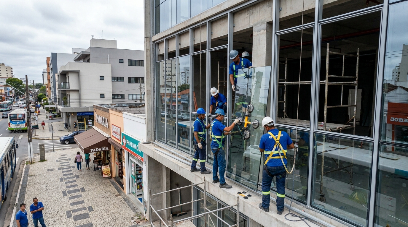 Fachada de Vidro em Cuiabá‑MT